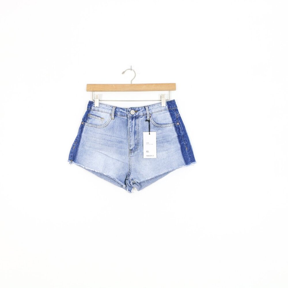 *Forever 21 2-Toned Mom Shorts  NWT